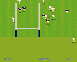 World Class Rugby 5 Nations Edition screenshot 2 for Amiga